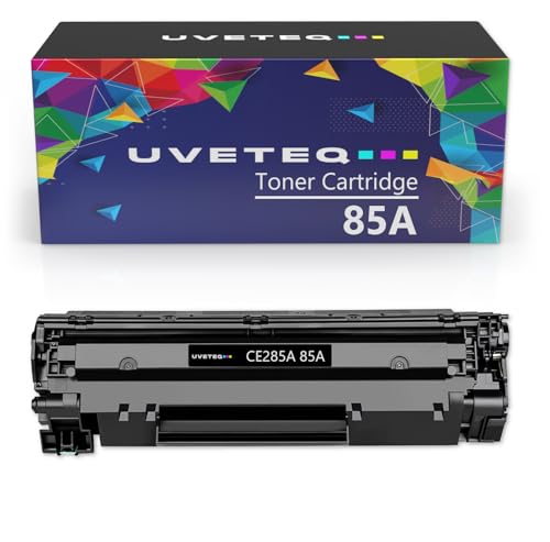 UVETEQ 85A Cartucho de Toner Negro Compatible para HP 85a CE285A para HP Laserjet Pro P1005 P1006 P1102 P1505N P1102w P1566...