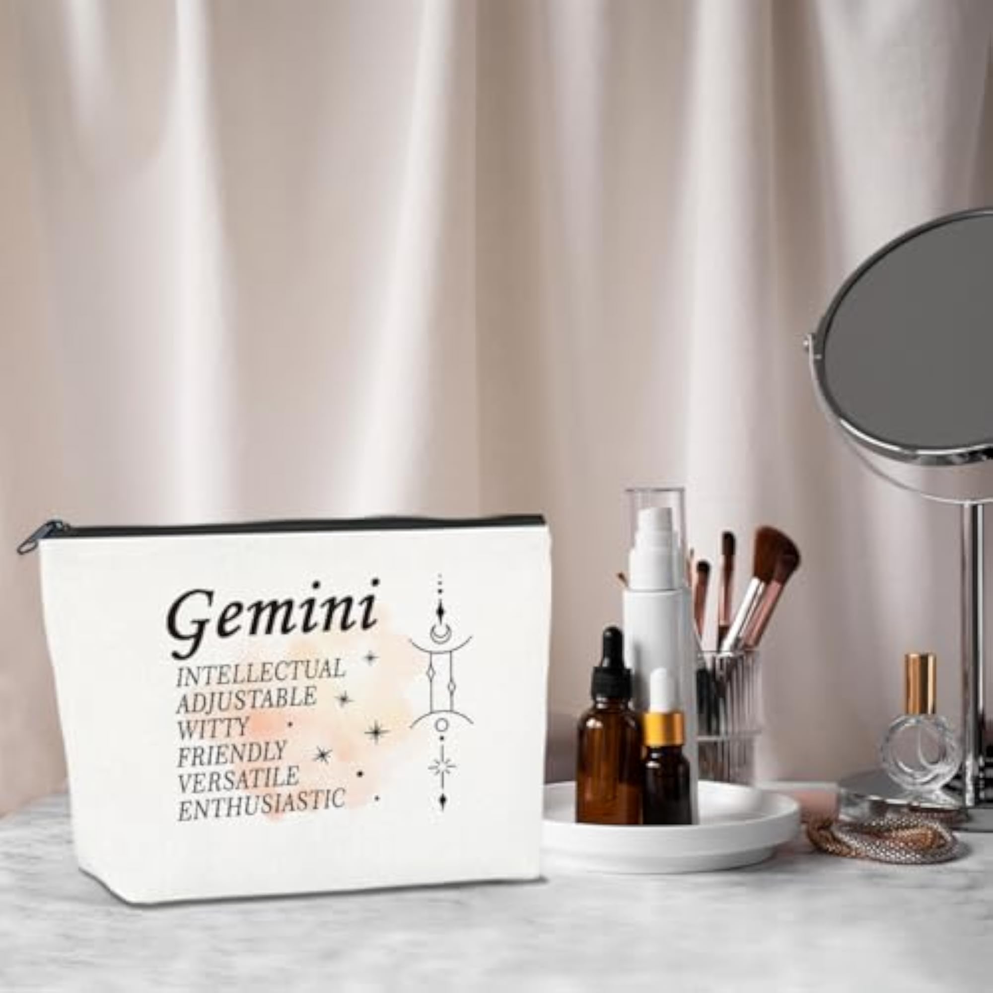 Gemini Makeup Bag for Astrology Lovers