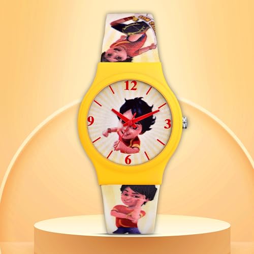 Image of Acnos Character Kid's Happy Colorful Water-Resistant Durable Watch for Boys Kids Boy with Fun Designs Adjustable Strap Positive Messages Watch for Kids