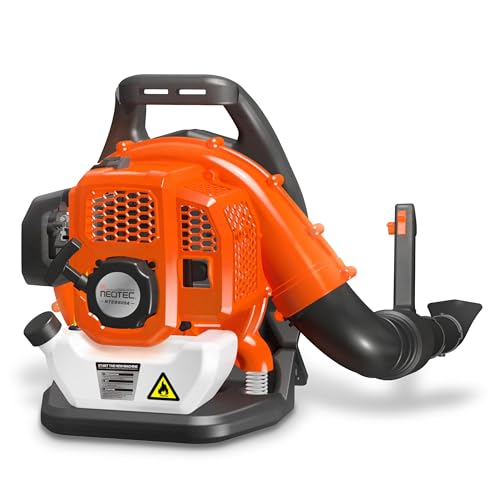 NEO-TEC 52 cc Backpack Gas Leaf Blower 564 CFM 216 MPH 2-Cycle Engine Padded Harness Anti-Vibration Easy-Start for Lawn Yard