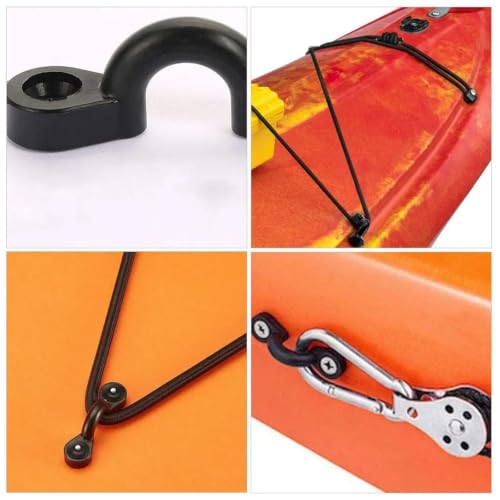 Boucles de pont de kayak en nylon de qualité supérieure et œillets en acier inoxydable durable - 5