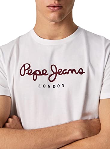 Pepe Jeans Herren Eggo N T-Shirt, White (White), S – Ansicht 4