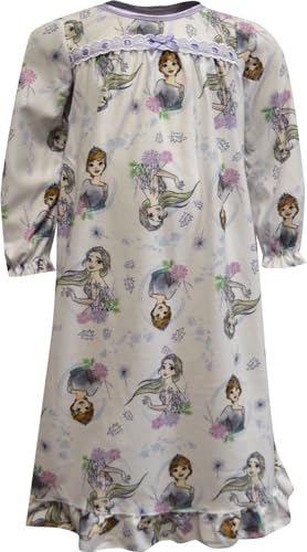 Girls Disney Frozen Anna and Elsa Traditional Flannel Toddler Nightgown