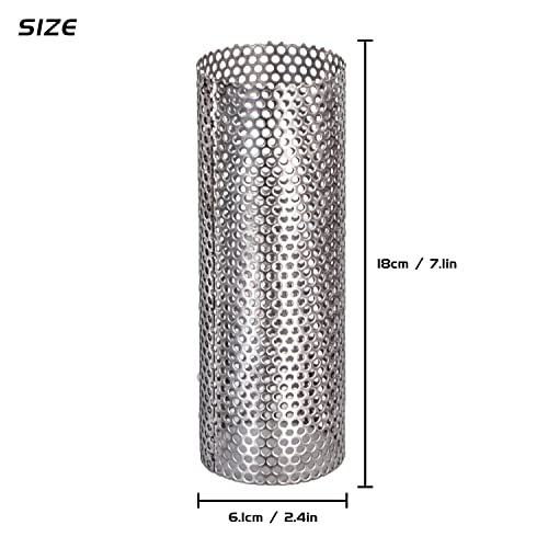 TAISOCA Anti-Scald Fireproof Wrap Pipe Protector with Stove Pipe Spark Arrestor 2.36 Inch (6.1cm Spark Arrestor Screen) - Image 2