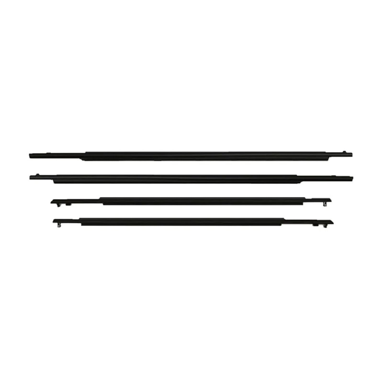 Watjcse One Color Car Side Window Weatherstrips Window Glass Rubber Sealing Strip Moulding Compatible With Toyota Prius 2010-2015