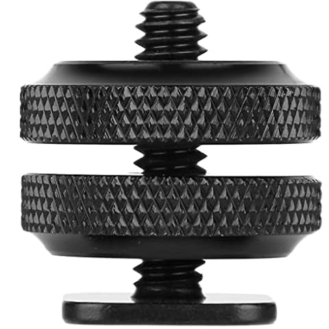 Adaptador de Tripode 1/4 Pulgadas Tornillo a Soporte Zapata de Compre show Cover