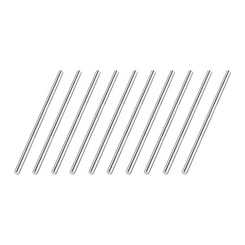 Tige ronde 3mm acier inoxydable pour maquette et bricolage uxcell