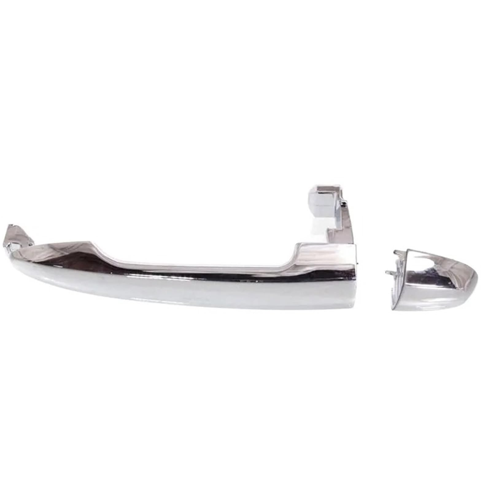 DUHNXUJ Car Door Handle for KIA for Carens for Rondo 2007-2012 Exterior Handle Rear Left Right Replacement Silvery Outside Handle(Rear Left)