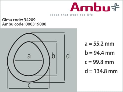 AMBU Abdeckrahmen N ° 6 Erwachsene/groß, blau