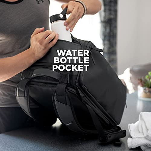 NOMATIC 40L Travel Bag- Duffel/Backpack, Carry-on Size for Airplane Travel, Everyday Use with TSA Compliant Built in Laptop and Tablet Sleeve, Updated V2 for 2020