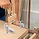 AKOLAFE 4 Stück C Klemme 100mm C Zwingen 304 Edelstahl Schraubklemme Roubste Trägerklemme Silbrige Tischklemme 50-90mm Schraubzwinge Für Holzbearbeitung, Schweißtischlerei, Tischlerei