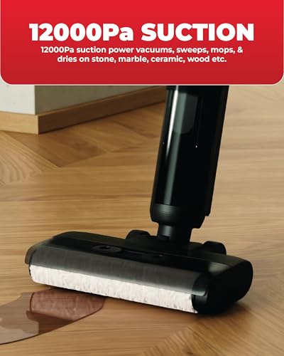 Image of TIRON TVMR Vacuum & Mop Roller, 12000Pa Suction, Auto Clean Station, 4000mAh