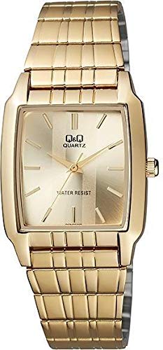 Q&Q Analog Gold Dial Mens Watch-QA78-010Y (B07MTJW3N9) Amazon Price History, Amazon Price Tracker