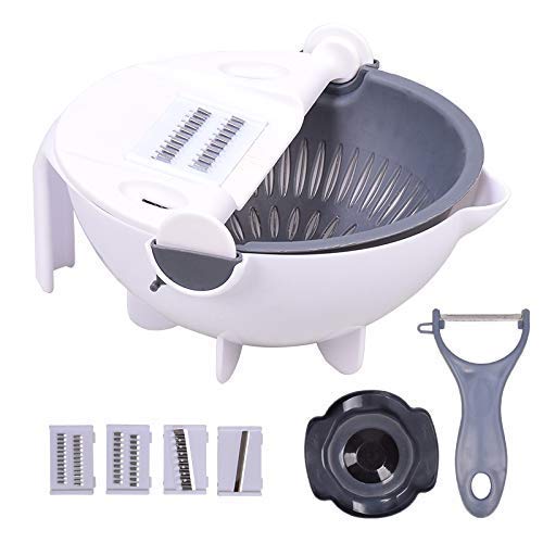 Buy Rexzoid Wet Basket Vegetable Cutter 9 in 1 Multi Function