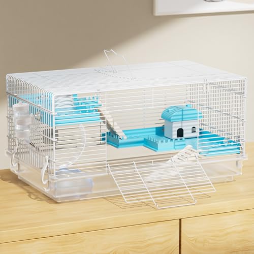 BUCATSTATE 3 Levels Small Hamster Cage with...