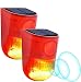 Produktbild Zeerkeer Solar Alarm Licht Solar Klingen Alarm Stroboskop Blinkende Led-Licht, IP65 Wasserfest 110dB laut Sicherheit Alarmanlage für Persönliche Farm Villa Apartment Outdoor Yard Alarm/2 Stück