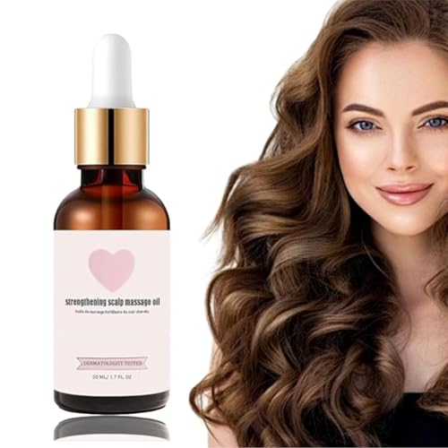 Golab Beauty Aceite de masaje fortalecedor del cuero cabelludo, aceite de crecimiento del cabello Golabbeauty para mujeres, para cabello más grueso y saludable (1Pc)