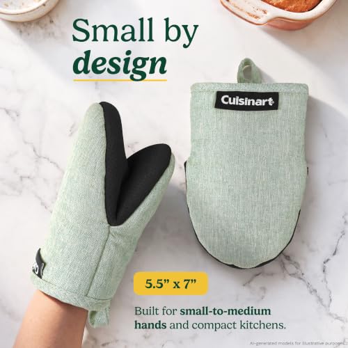 Image of Cuisinart Mini Oven Mitts, 2-Pack, Neoprene Grip, Heat Resistant 350F