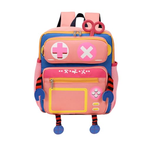 Genérico Bolso robot súper lindo para jardín de infantes de gran capacidad de tendencia infantil (25 * 12 * 28)