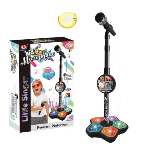 Juegos interactivos micrófonos infantiles cantando con luces para regalos