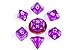 Stardust Purple 10mm Mini Poly Dice Set