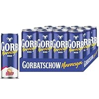 Wodka Gorbatschow Maracuja (12 x 0,33 l) 10 Prozent vol. - der beliebte Wodka-Longdrink mit fruchtigem Maracujageschmack, fertig gemixt direkt aus der Dose oder auf Eis genießen