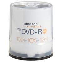 Algopix Similar Product 14 - AmazonBasics 47 GB 16x DVDR 100Pack