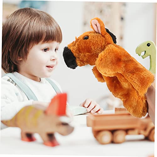 ABOOFAN 2 Pçs Fantoche De Mão Educação Infantil Imaginativo Fingir Jogar Cosplay Fantoche De Mão Ani