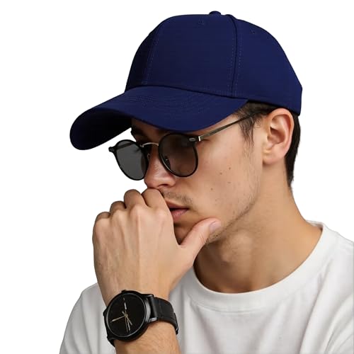 Image of Tomorrow Adjustable Baseball Cap - Unisex Cotton Snapback Trucker Hat with Sun Protection, Perfect Outdoor & Sports Cap for Men and Women