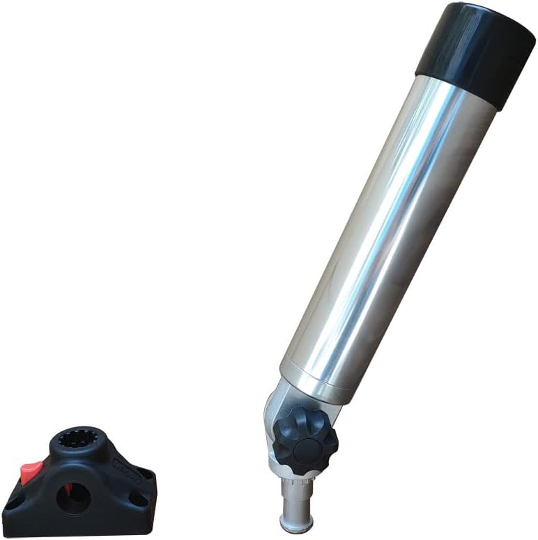 Brocraft Aluminum Heavy Duty Rocket Launcher Rod Holder / Boat Aluminum Rocket Launcher Rod Holder