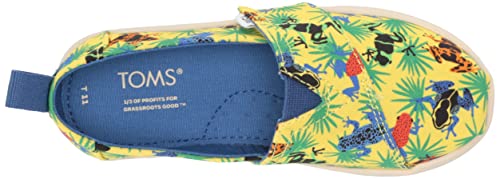 Image of TOMS Kids Tiny Foil Unicorn Tie-Dye Knit Alpargata (Toddler /Little Kid)