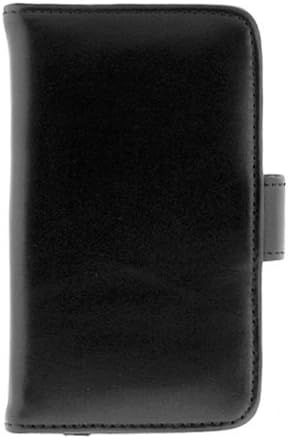 Folio Wallet Leather Case for Apple iPod Touch 3rd Generation - Black