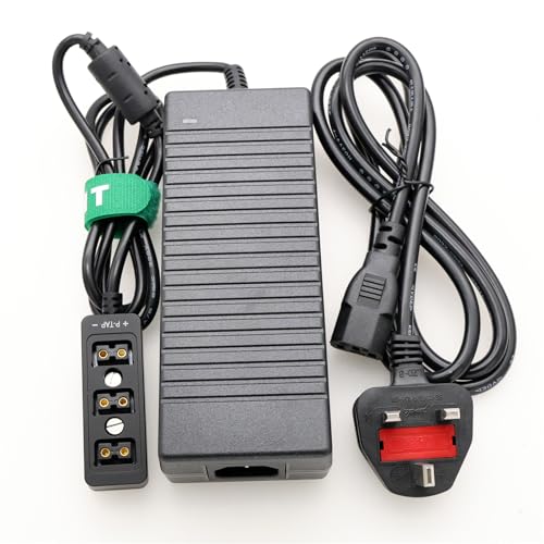 Adaptador de corriente 16V 10A con divisor D-TAP de 3 puertos para cámaras de cine