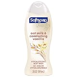 Softsoap Oat Milk and Vanilla Body Wash, Hypoallergenic Body Wash for Sensitive Skin, Dermatologist