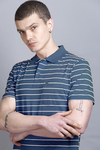 Image of GODFREY Half Sleeve Cotton Polo T Shirt for Man with Pocket - Regular fit Men Tshirts