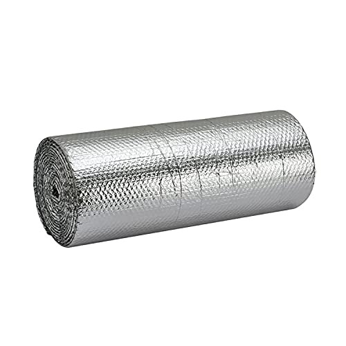 Barrera radiante de aluminio para regular la temperatura de cobertizos y garajes