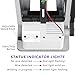 vnmudzeo 3D Printing Spool Rewinder,for 1kg Spools,Heavy Duty 3D Industrial Filament Respooler,Universal Wire/Welding Thread Winder,Tension & Speed Control