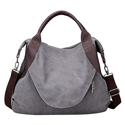 Grand sac à bandoulière en toile parfait pour les cours et le bureau