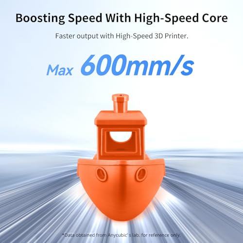 Image of ANYCUBIC High Speed 3D Printer Filament 1.75mm, Print Up to 10X Faster, Rapid PLA Filament with High Prints Quality, Dimensional Accuracy + /- 0.02mm, 1KG Reusable Spool, Vibrant Orange