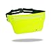 Fitters Niche UltraSlim Running Belt Fitness Outdoor Sports Waist Fanny Packs, Water Resistant Reflective Adjustable, Fit Smartphone IPhone 8 7 Plus Samsung, Cycling, Walking, Fluorescent Green