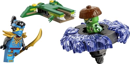 Image of LEGO NINJAGO NYA vs. Mutation Monster Spinner - Battle Toy - Playset with 2 Minifigures - 71849