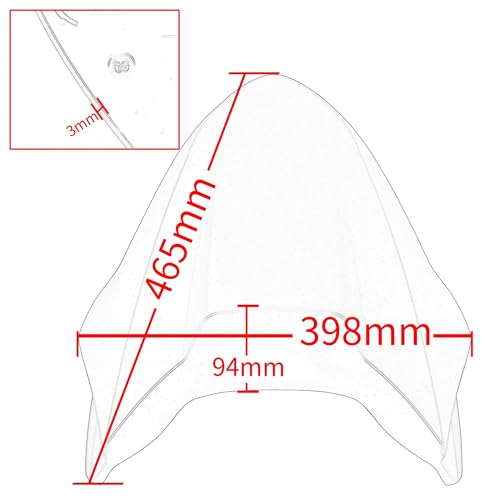 Couvercle de siège arrière CB650R pour supprimer la selle - 3