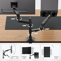 Monitor Halterung mit Laptop Arm für 49 Zoll Bildschirm bis zu 18" Notebook – Ansicht 4