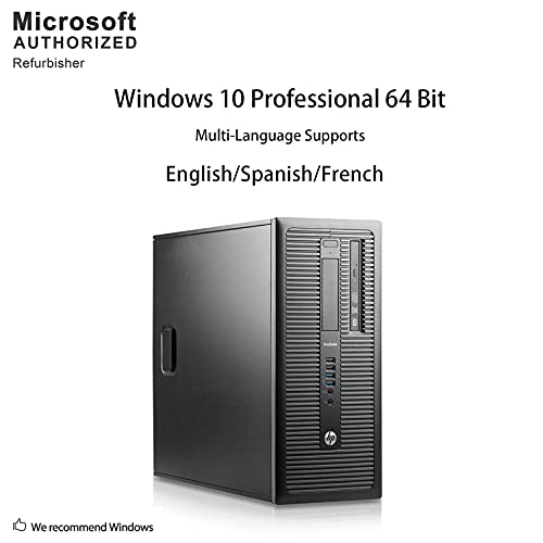 Fastest Hp Desktop Business Tower Computer Pc (Intel Ci5-4570, 16Gb Ram, 2Tb Hdd + 120Gb Ssd, Wireless Wifi, Display Port, Usb 3.0) Win 10 Pro (Renewed) #TOP3