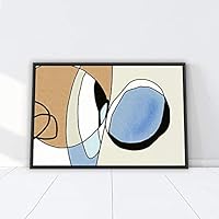 Framed Canvas Wall Art Abstract Canvas Prints Home Artwork Decoration for Living Room,Bedroom - 16x24 inches