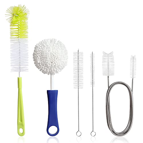 Reinigungsset Bürstenset, Zubehör zur Reinigung von Wasserleitungen, Shisha Bowl und Schlauch, Putzset mit Flexibler…