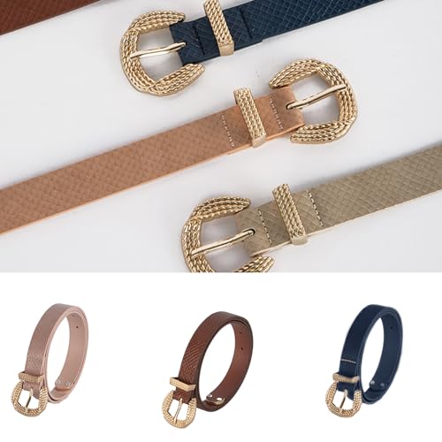 Women PU Belt Casual Metal Buckle Waist Belt Elegant Pin Buckle Waistband Adjustable Belt Female Clothing Accessories2
