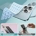 Silicone Double-Sided Suction Cup Phone Case Detachable Mount, Fidget Sticky Phone Grip Hands-Free Phone Accessories for Selfies & Videos, Trending TikTok items for iphone & Android(3.74