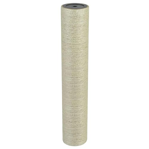 vidaXL Poste rascador para Gatos 8x45 cm 8 mm Beige