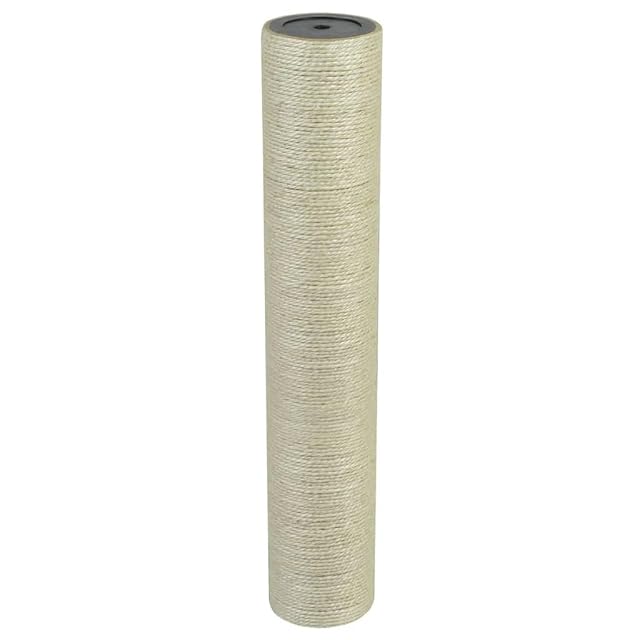 vidaXL Poste rascador para Gatos 8x45 cm 8 mm Beige